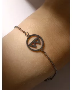 Браслет-оберег "Руны" женская сила, цвет серебро, 17см арт. СМЛ-169795-1-СМЛ0006935336