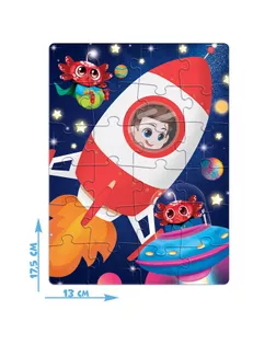 Пазл "В космосе", 24 элемента арт. СМЛ-170123-1-СМЛ0007005850
