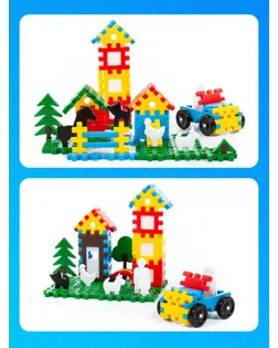 Конструктор «Семья», 120 деталей арт. СМЛ-102682-1-СМЛ0000820768