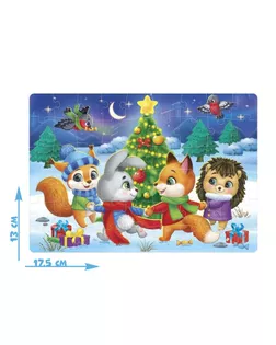 Пазл детский «Ёлочка зажгись», 54 элемента арт. СМЛ-184934-1-СМЛ0007018787