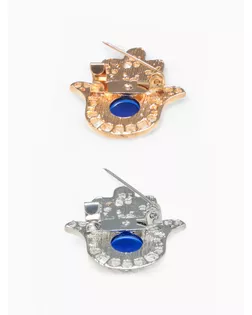 Брошь-оберег "Рука Хамса", цвет МИКС арт. СМЛ-188394-1-СМЛ0006961462