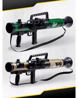 Базука "Элита", свет, звук, стреляет мягкими снарядами, цвета МИКС арт. СМЛ-192045-1-СМЛ0006911844