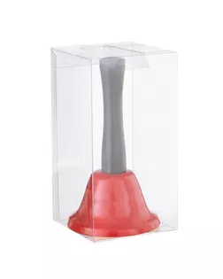 Колокольчик настольный "Candy", красный, 12х6.5 см арт. СМЛ-102746-1-СМЛ0000835140