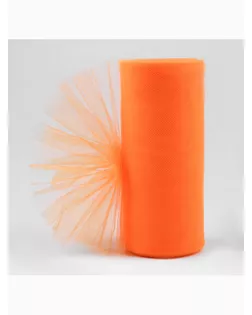 Фатин, 15 см, 23 ± 1 м, 11 ± 1 г/кв.м, цвет оранжевый №24 арт. СМЛ-239305-17-СМЛ0007128524