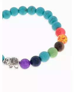 Браслет ассорти "Друиды" небо, цветной, d=7 арт. СМЛ-199695-1-СМЛ0007091613