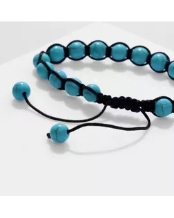 Браслет ассорти "Друиды" бирюза, цвет голубой, d=7 арт. СМЛ-200811-1-СМЛ0007091622
