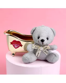 Мягкая игрушка "В моём сердце только ты" цвета МИКС арт. СМЛ-213777-1-СМЛ0007306464