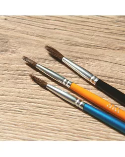 Набор круглых кистей Пони 3 шт (№ 2,3,4) арт. СМЛ-218754-1-СМЛ0006971935