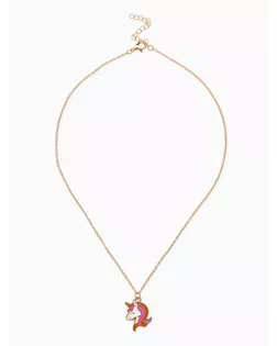 Кулон "Выбражулька" единорог, разноцветный в золоте арт. СМЛ-226867-1-СМЛ0007060294