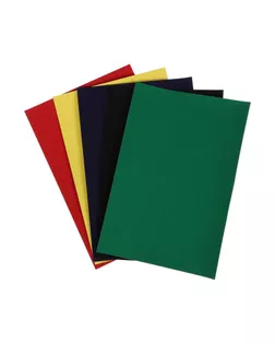 Набор картона бархатного формат А4, 5 листов, 5 цветов, плотность 180г/м2 арт. СМЛ-228509-1-СМЛ0007160572