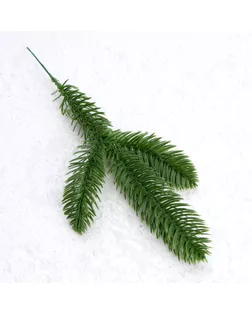 Ветка еловая «Новогодний декор ели», искусственная, декоративная, набор 5 шт., 27 см арт. СМЛ-270217-1-СМЛ0007830111