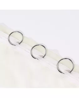 Кольцо для карниза, разъёмное, d = 32/38 мм, 10 шт, цвет серебряный арт. СМЛ-36-11-СМЛ0007580678