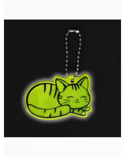 Светоотражающий элемент «Кошечка», двусторонний, 5,5 × 3,7 см, цвет МИКС арт. СМЛ-248028-1-СМЛ0007818070