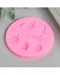 Молд силикон "Хэллоуин" 7 предметов 8,7х8,7 см арт. СМЛ-249662-1-СМЛ0009062083