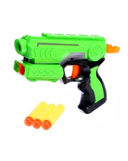 Пистолет «Меткий стрелок», стреляет мягкими пулями, цвета МИКС арт. СМЛ-102928-1-СМЛ0000874738