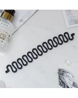 Змейка для плетения колоска, чёрная арт. СМЛ-24616-1-СМЛ0695887