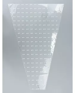Пакет цветочный Конус, горох, 52/80 арт. СМЛ-274784-1-СМЛ0009285545