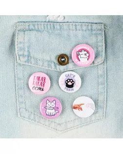 Значок металлический , закатной «Смирись я девушка», 25 мм, МИКС арт. СМЛ-250810-1-СМЛ0009240168