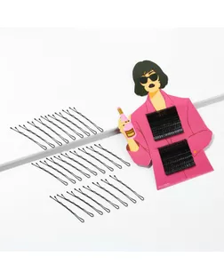 Набор невидимок "Будь оригиналом", 60 шт арт. СМЛ-230761-1-СМЛ0007322372