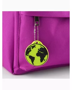 Светоотражающий элемент «Земля», двусторонний, 6 × 5,5 см, цвет МИКС арт. СМЛ-274576-1-СМЛ0009545464