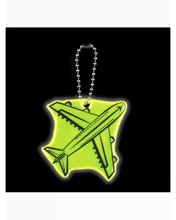 Светоотражающий элемент «Самолёт», двусторонний, 5,8 × 5,8 см, цвет МИКС арт. СМЛ-254407-1-СМЛ0009545473