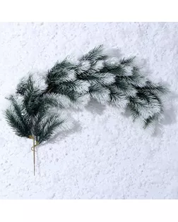 Ветка густой ели «Новогодний декор», 58 см, искусственная, декоротивная арт. СМЛ-257272-1-СМЛ0009690104