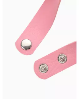 Браслет кожа «Летучая мышь», цвет розовый в серебре арт. СМЛ-264452-1-СМЛ0009669587