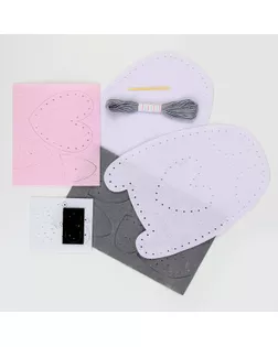 Набор для шитья. Подушка из фетра «Кошечка», 24 х 28 см арт. СМЛ-252143-1-СМЛ0009337519