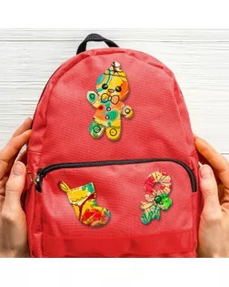 Набор для творчества «Рисуем в технике эбру. Значки из дерева» арт. СМЛ-267119-1-СМЛ0009500163