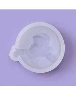 Силиконовый молд для леденцов и шоколада «Дед Мороз, с Новым годом!» арт. СМЛ-233204-1-СМЛ0010115079