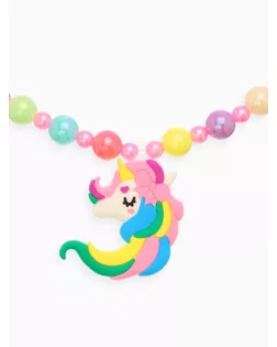 Комплект детский «Выбражулька» 3 предмета: заколка, кулон, браслет, единорог, цвет розовый арт. СМЛ-260443-1-СМЛ0009863866