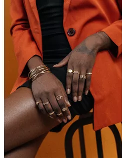 Браслет металл «Афина» многослойный, цвет золото арт. СМЛ-261808-2-СМЛ0009902499