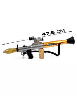 Гранатомет «Базука», стреляет ракетой, световые и звуковые эффекты арт. СМЛ-103395-1-СМЛ0000346122