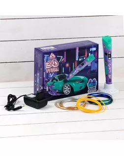 3D ручка Luazon Comics, дисплей, работа с пластиком ABS и PLA, пластик в комплекте арт. СМЛ-258470-1-СМЛ0009729775