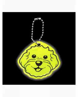 Светоотражающий элемент «Морда», двусторонний, 5,9 × 6 см, цвет МИКС арт. СМЛ-265534-1-СМЛ0010198286