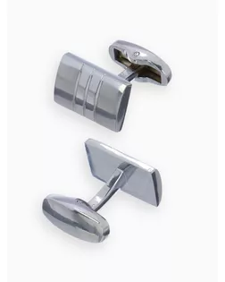 Набор мужской стальной «Запонки + Зажим для галстука» брутальность, цвет чёрный в серебре арт. СМЛ-232668-1-СМЛ0010087834