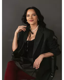 Бусы «Новый стиль» жемчужины с завязкой, цвет черно-белый 35 см арт. СМЛ-234775-1-СМЛ0010227503