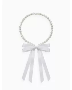 Бусы «Новый стиль» жемчужины с завязкой, цвет белый 40 см арт. СМЛ-234775-2-СМЛ0010227505