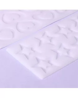 Формы для шоколада, набор 3 шт, 8 ячеек, силикон, 21×11×0,3 см, прозрачные арт. СМЛ-242669-1-СМЛ0010656898