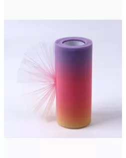 Фатин, 15 см, 23 ±1 м, 11 ± 1 г/кв.м, цвет розово-фиолетовый градиент №8 арт. СМЛ-243412-7-СМЛ0010701555