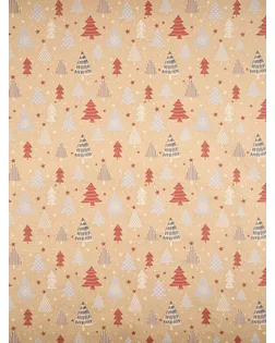 Набор упаковочной бумаги «Новогодняя», 4 листа, 70 × 100 см арт. СМЛ-281368-1-СМЛ0010454059