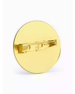 Значок круглый «9 мая», 2.5 см, цветной в золоте арт. СМЛ-241995-1-СМЛ0010622235