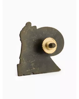 Значок «9 мая» 3 см, цветной в золоте арт. СМЛ-242299-1-СМЛ0010639066