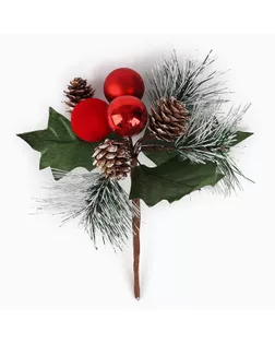 Новогодний декор «Веточка. Зимние настроение», 17×14×11 см арт. СМЛ-241508-1-СМЛ0010554001