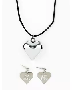 Серьги и чокер Pretty baby , 9 х 10 см арт. СМЛ-245377-1-СМЛ0010613399