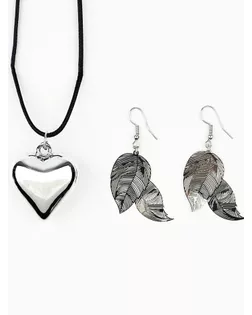 Серьги и чокер «Ты самая нежная и красивая», 9 х 10 см арт. СМЛ-245378-1-СМЛ0010613401