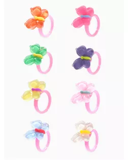 Кольцо детское "Выбражулька" бабочка нежность, цвет МИКС, безразмерное арт. СМЛ-269770-1-СМЛ0010826504