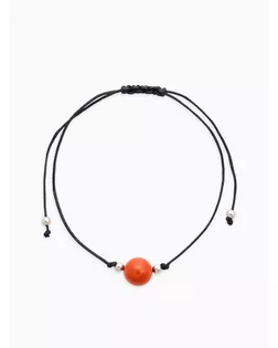 Браслет-оберег «Нить судьбы» шар №8 (неделимая фасовка 12 шт., цена за шт.), цветной в золоте арт. СМЛ-272363-1-СМЛ0010826383