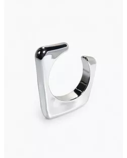 Браслет манжета «Уголки», цвет серебро арт. СМЛ-277734-1-СМЛ0010876425