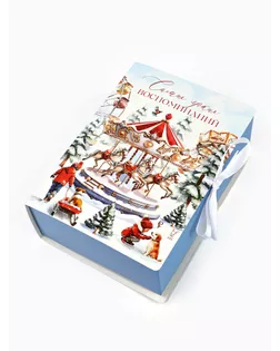 Складная коробка-книга «Акварель», 21×15×7 см арт. СМЛ-278788-1-СМЛ0010865698